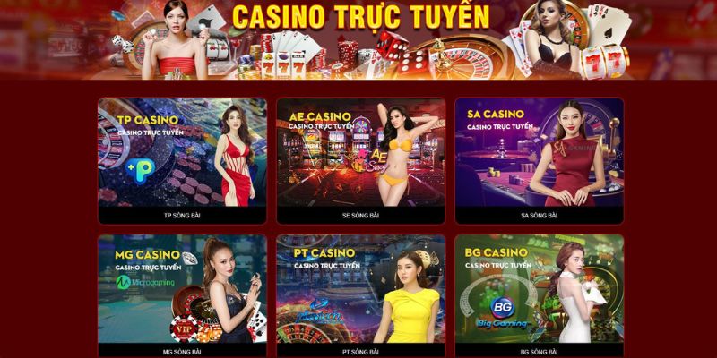 Sảnh game casino hot và chất lượng của 33win