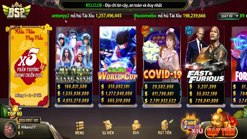 Trang web ra mắt nhiều game hot dễ săn thưởng