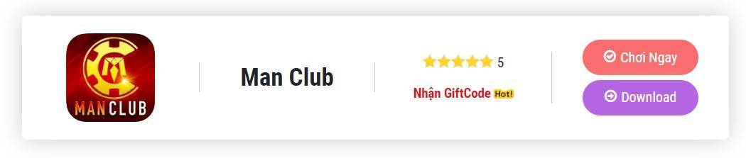 Man Club - Cổng game đổi thưởng số 1 thị trường