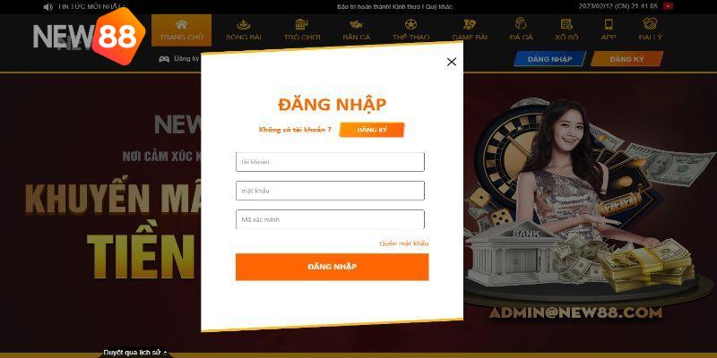 Biết cách đăng nhập New88 sẽ tham gia đặt cược dễ dàng