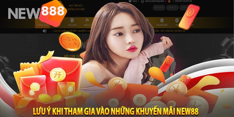Lưu ý khi đăng ký tham gia ưu đãi New88