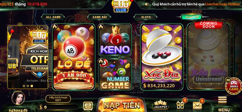 Quay số là một lựa chọn hấp dẫn cho người chơi khi đến cổng game