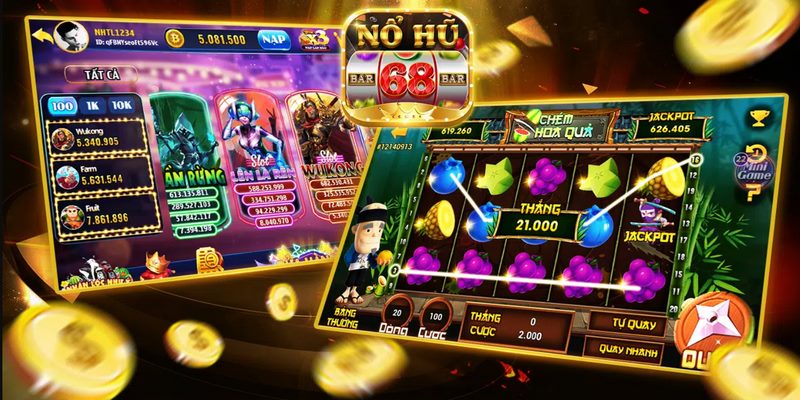 Kho slots game đồ sộ chỉ có ở Nổ Hũ 68