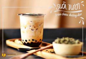 Địa chỉ uống sữa tươi trân châu đường đen ngon nhất Huế