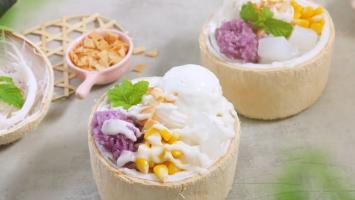 Món ăn vặt từ dừa được yêu thích nhất  tại Hà Nội