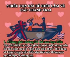 Điều con gái dễ hiểu nhầm về các chàng trai
