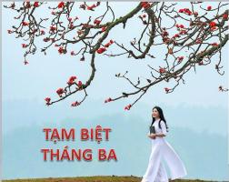 Bài thơ hay chia tay tháng Ba