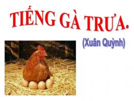 Bài văn phân tích bài thơ 