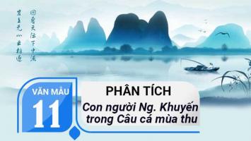 Bài văn phân tích hình ảnh con người Nguyễn Khuyến qua bài 