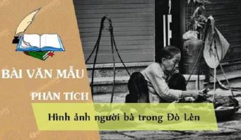 Bài văn phân tích hình tượng người bà trong 