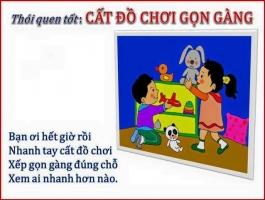 Bài thơ hay dạy bé có thói quen tốt