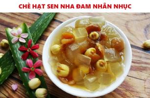 Món chè nha đam siêu thanh mát bạn có thể làm tại nhà