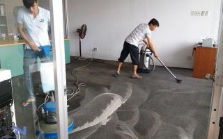 Dịch vụ giặt thảm văn phòng tốt nhất tại TP. HCM
