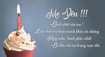 Bài thơ chúc mừng sinh nhật mẹ hay nhất