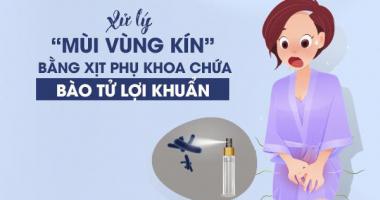 Nước xịt phụ khoa tốt và an toàn nhất