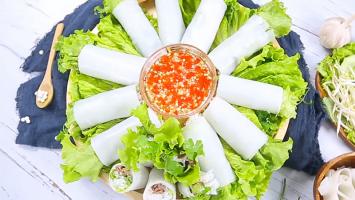 Cách làm món cuốn thơm ngon, hấp dẫn nhất tại nhà