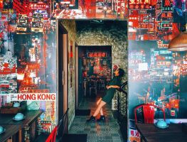 Quán ăn phong cách phim Hong Kong ở Sài Gòn