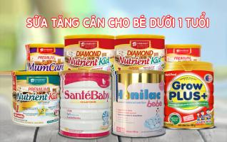 Sữa mát tăng cân cho bé dưới 1 tuổi hấp thu hiệu quả