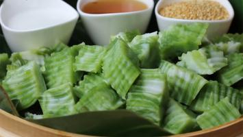 Địa chỉ bán bánh đúc lá dứa ngon nhất tại Cần Thơ