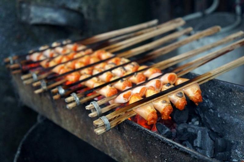 Chả tôm nướng