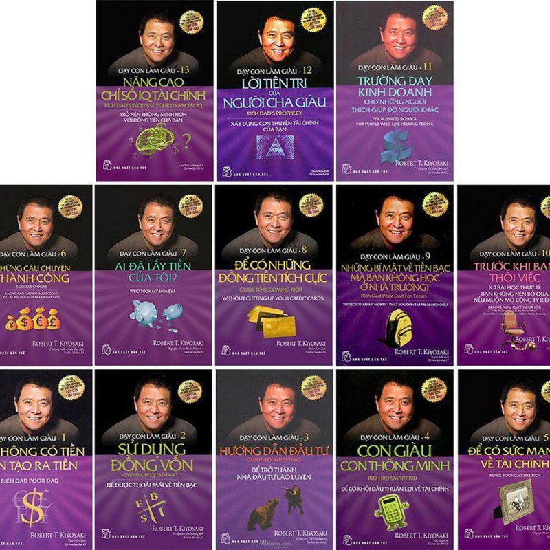 13 Quyển sách Dạy con làm giàu – Robert T. Kiyosaki