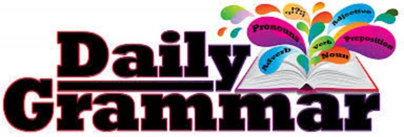 ﻿Daily Grammar