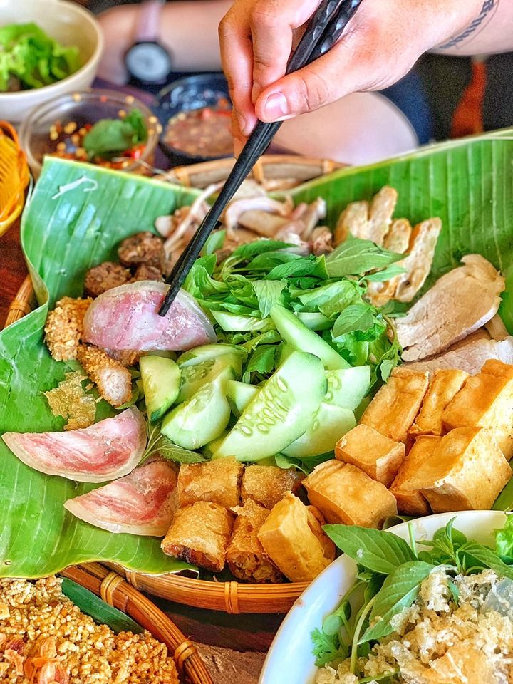 Ẩm thực Gánh- Bún đậu mắm tôm