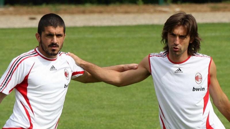 Andrea Pirlo và Gennaro Gattuso
