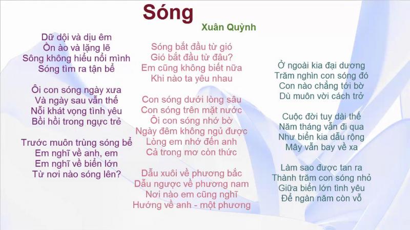 Bài tham khảo số 1
