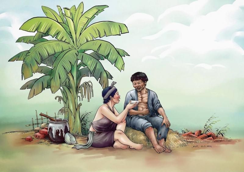 Bài văn phân tích hình ảnh bát cháo hành số 9