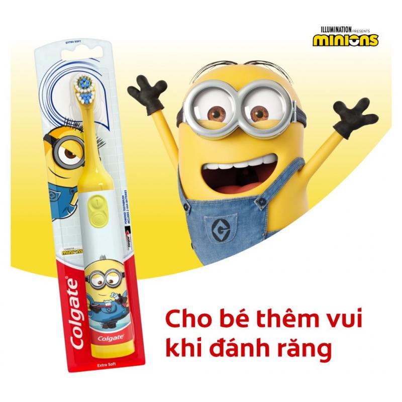 Bàn chải đánh răng điện Colgate Minion
