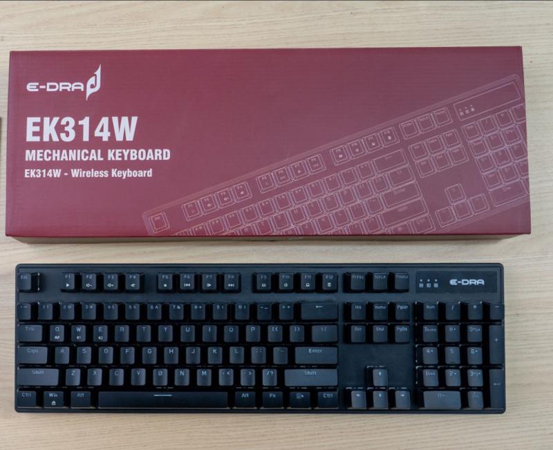 Bàn phím chơi game cơ không dây E-DRA EK314W