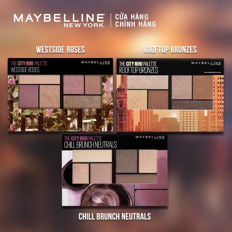 Bảng mắt Maybelline New York 6 màu The City Mini Palette