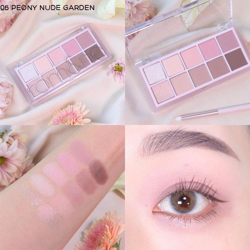 Bảng phấn mắt 10 màu siêu lấp lánh Hàn Quốc Romand Better Than Palette