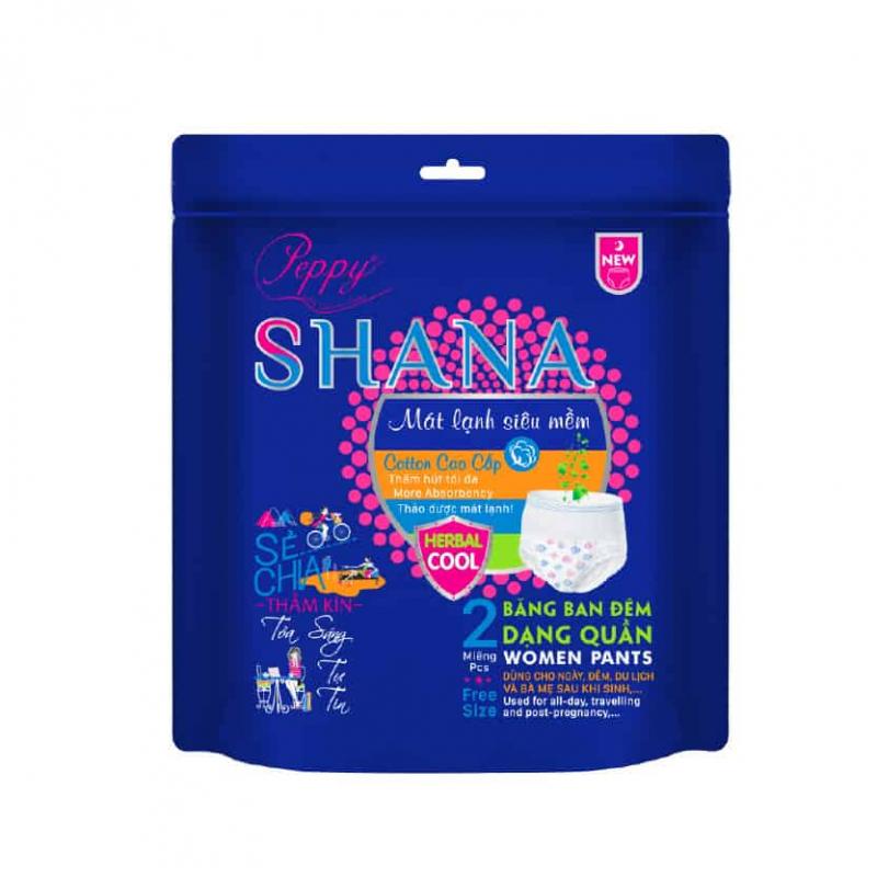 Băng vệ sinh đêm dạng quần Peppy Shana