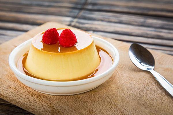 Bánh flan cafe