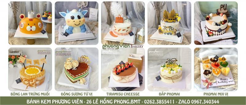 Bánh kem Phương Viên - đa dạng các loại bánh