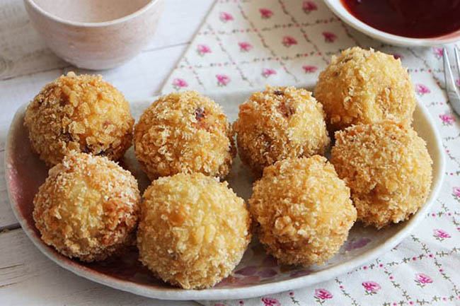 Bánh khoai tây bò viên