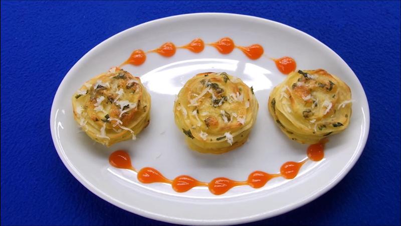 Nguyên liệu làm Bánh khoai Tây phô mai