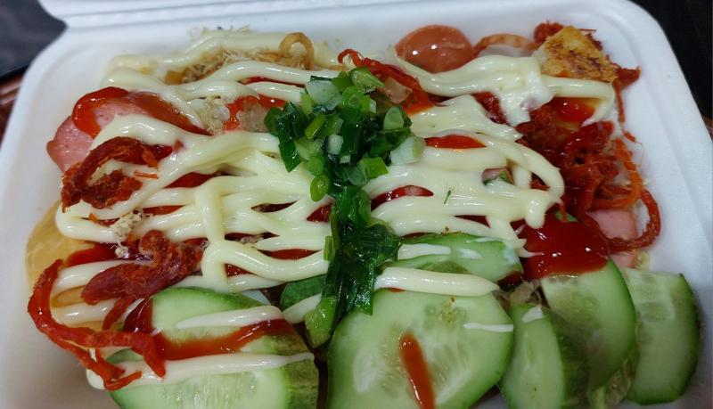 Bánh mì nướng muối ớt