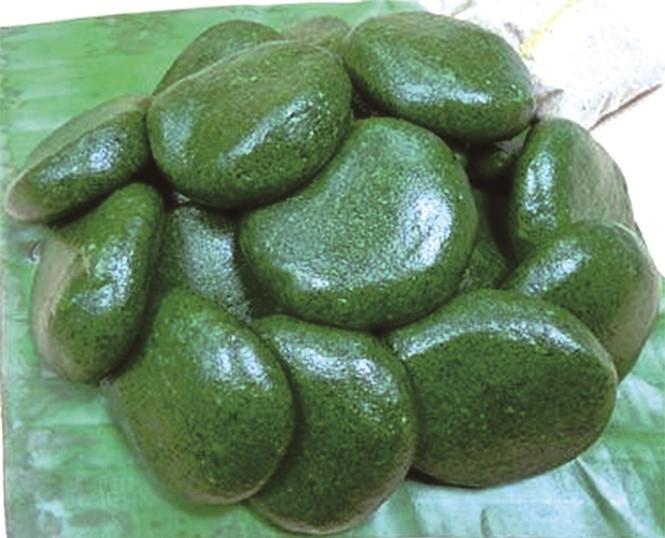 Bánh ngải là món ăn chay của người dân tộc Tày xứ Lạng