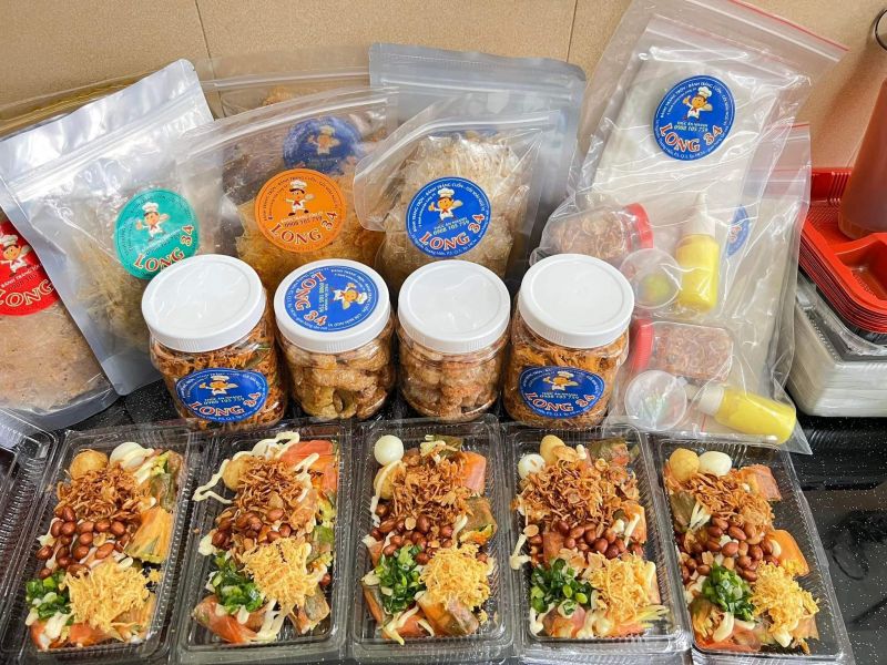 Bánh tráng trộn Long 34