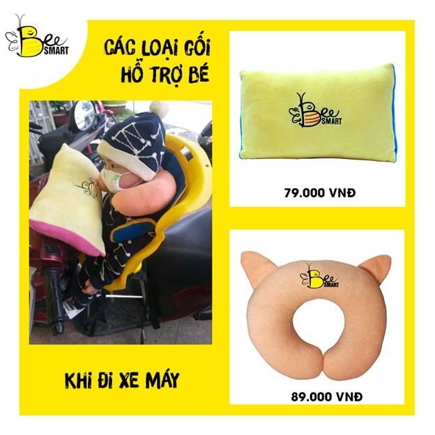 các loại gối hỗ trợ cho bé khi ngồi ghế xe máy thông minh BeeSmart