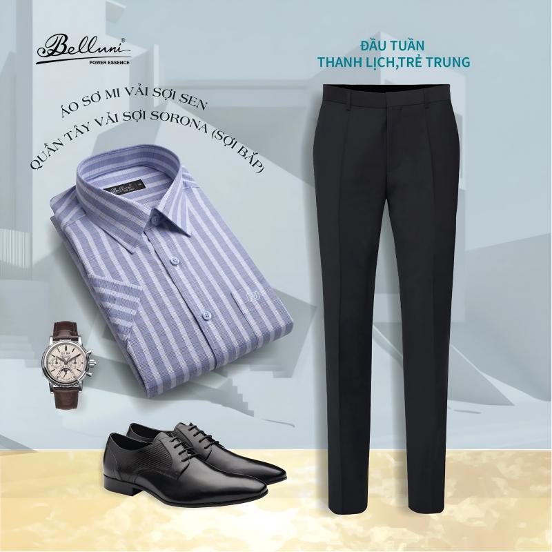 Mẫu outfit với chất liệu từ thiên nhiên vừa đẹp, vừa bảo vệ môi trường có tại Belluni