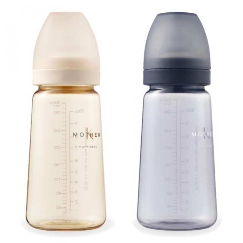 Bình sữa Mother-K nhựa PPSU cao cấp núm ti Silicone y tế