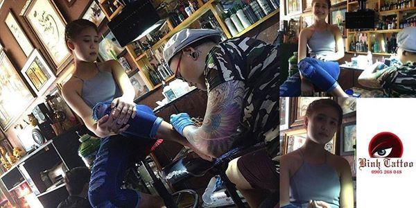 Khách hàng xăm hình tại Bình Tattoo