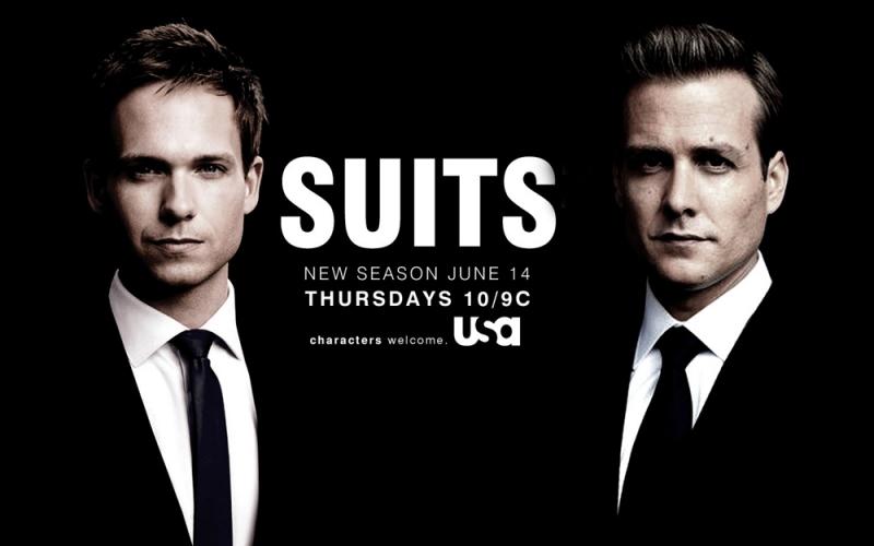 Mike Ross và Harvey Specter trong phim Suits