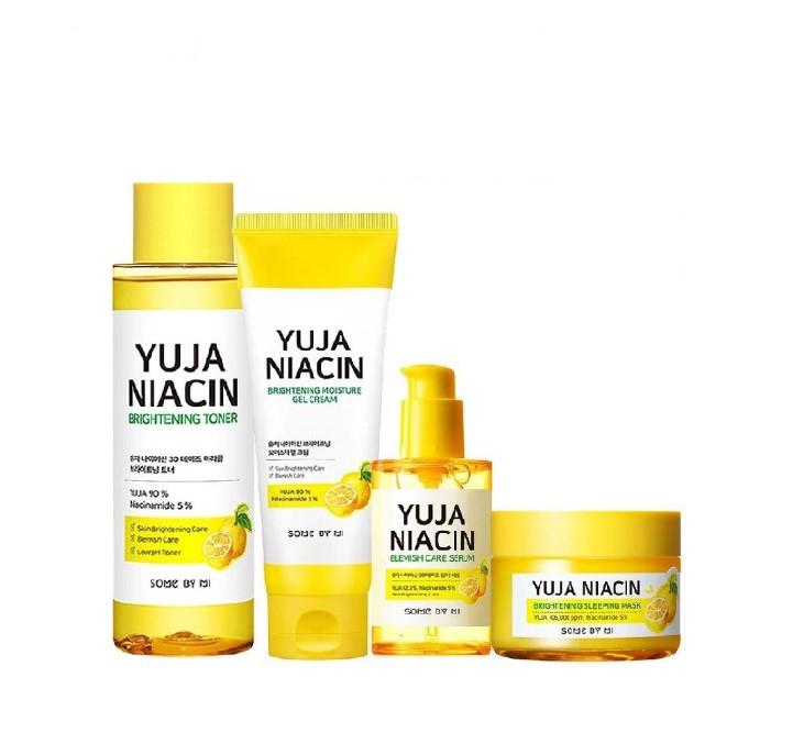 Bộ sản phẩm dưỡng trắng sáng da mờ thâm nám Some By Mi Yuja Niacin 30 Days