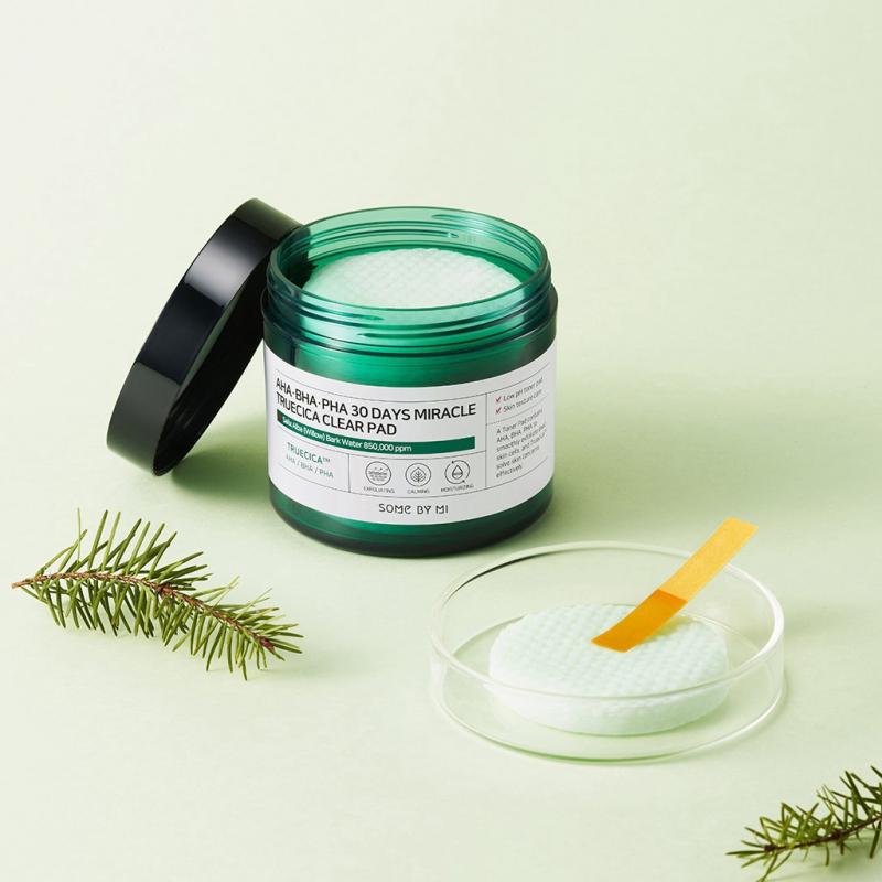 Bông tẩy da chết Some By Mi AHA-BHA-PHA 30 Days Miracle Truecica Clear Pad