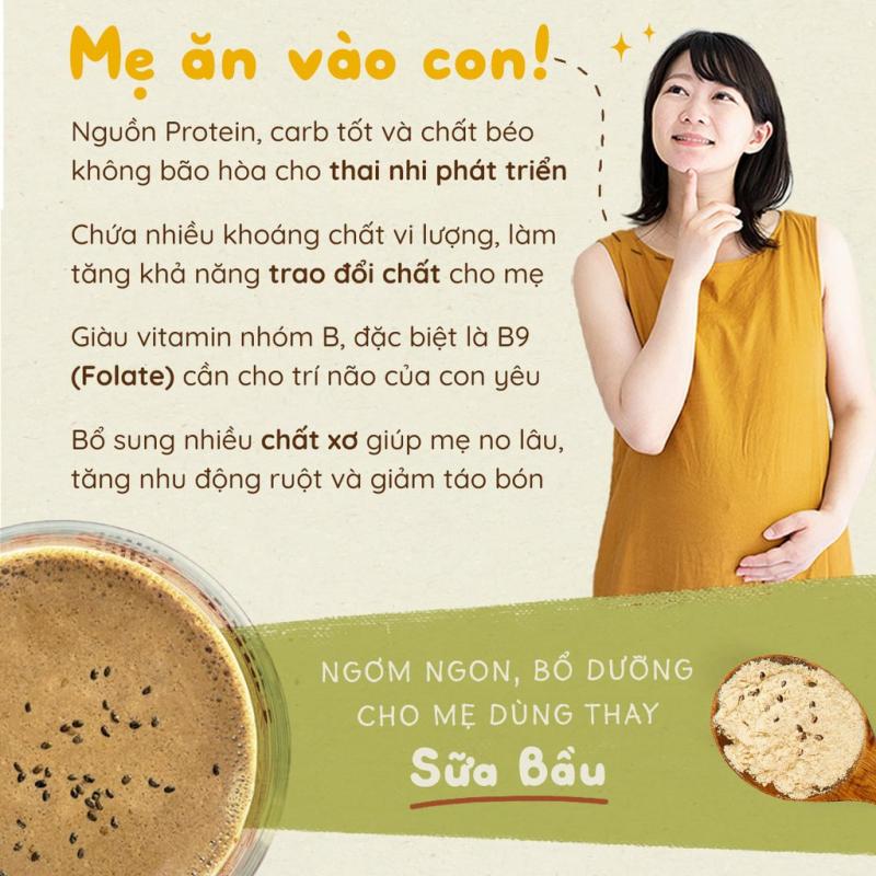Bột ngũ cốc cho bà bầu, ngũ cốc hạt dinh dưỡng bổ sung dưỡng chất, lợi sữa sau sinh Nhà Đậu